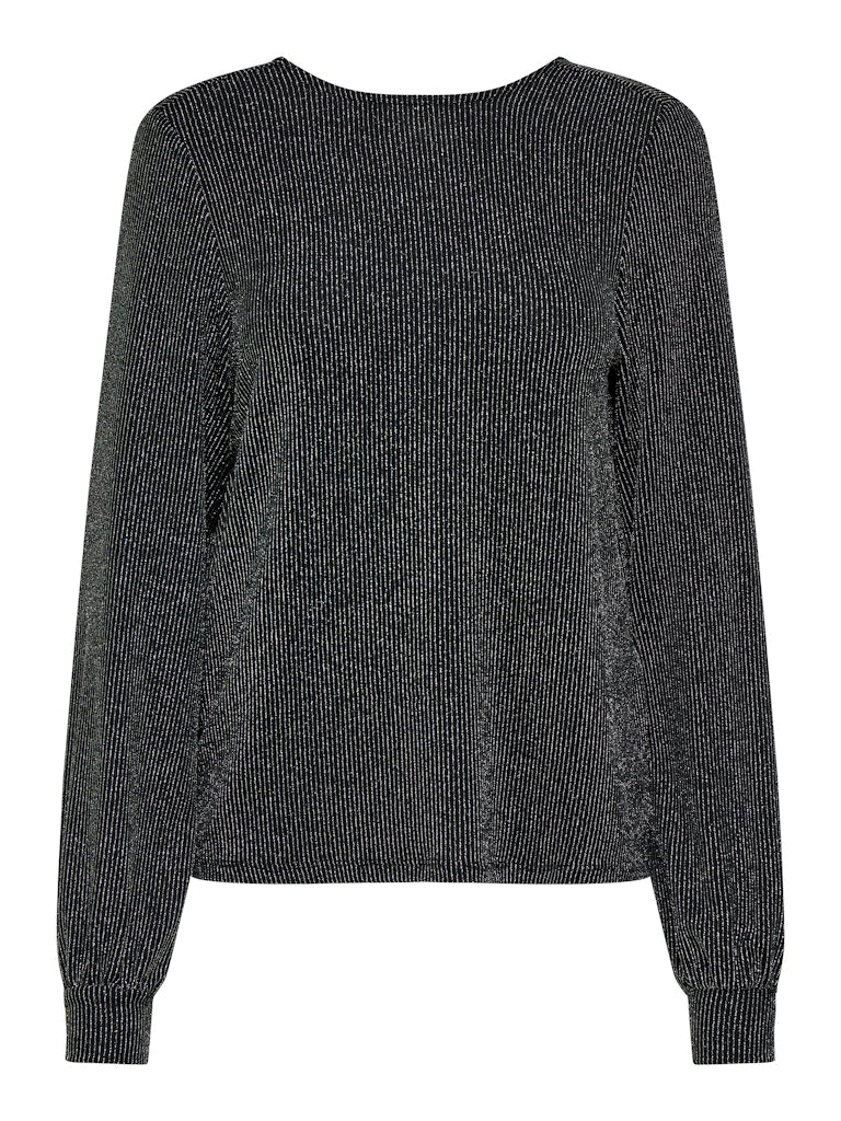 Only Damen Tops Black/Silver Gl