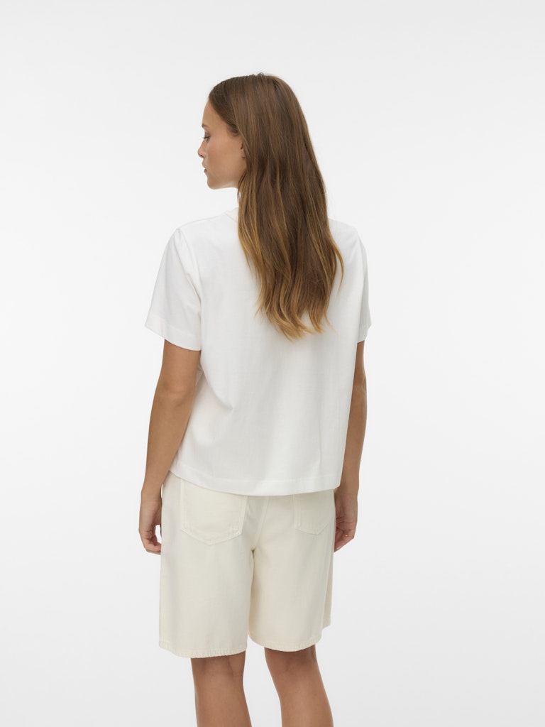 Vero Moda Damen T-Shirts Snow White/Sunf