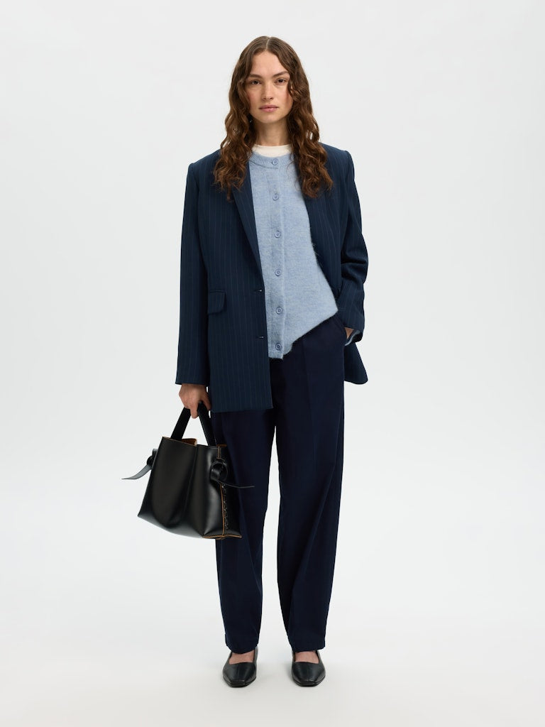 Selected Femme Damen Strickjacken Cashmere Blue/M