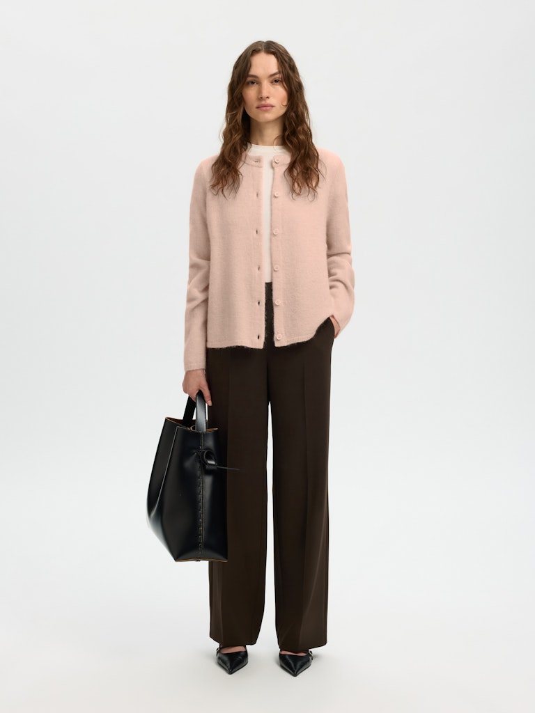 Selected Femme Damen Strickjacken Pale Dogwood/Me