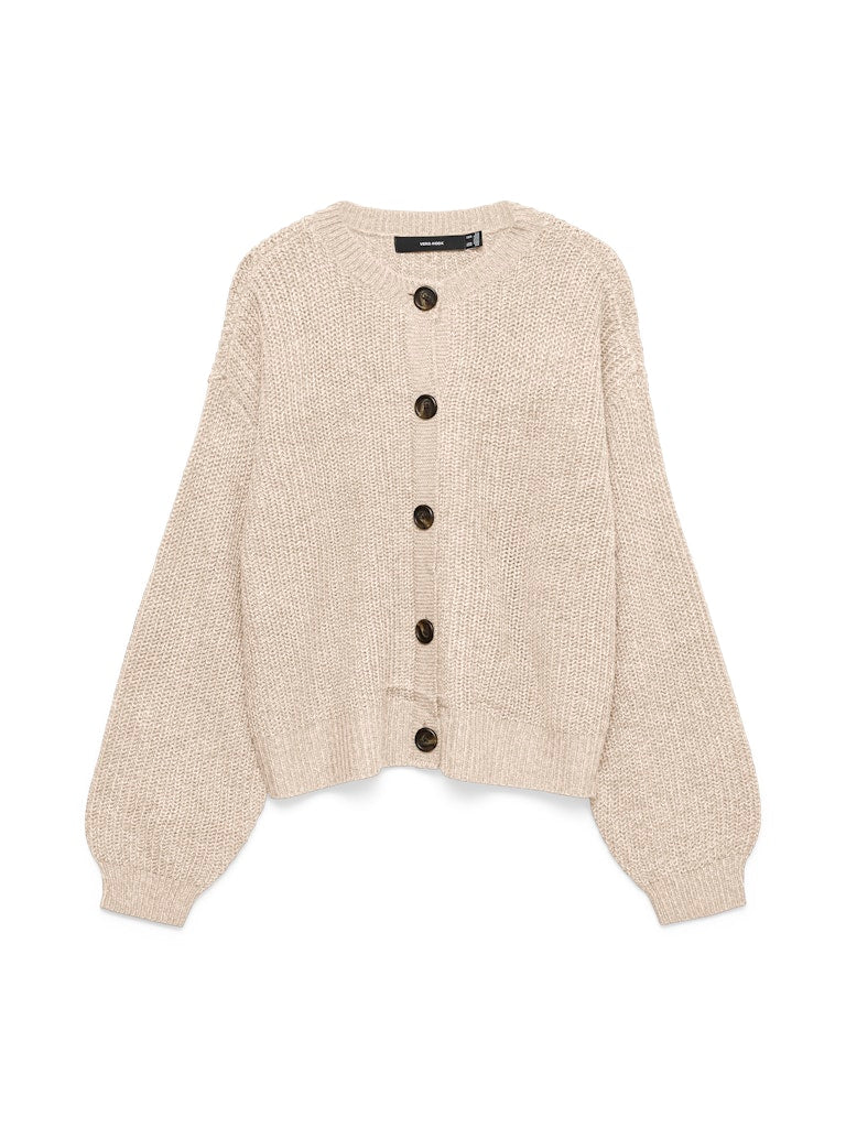 Vero Moda Damen Strickjacken Moon Rock/W. Si