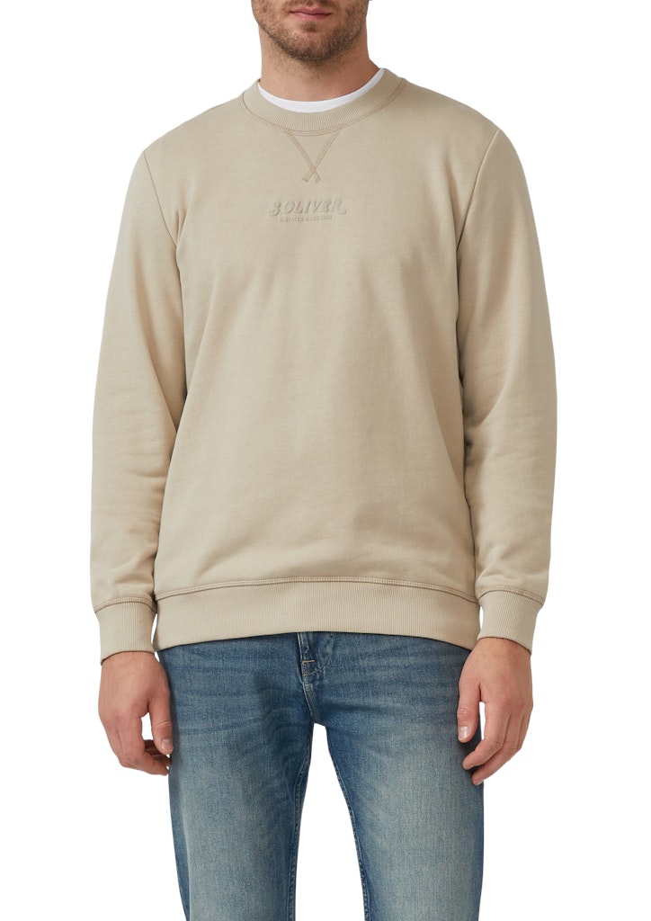 S. Oliver red Herren Sweatshirts Brown