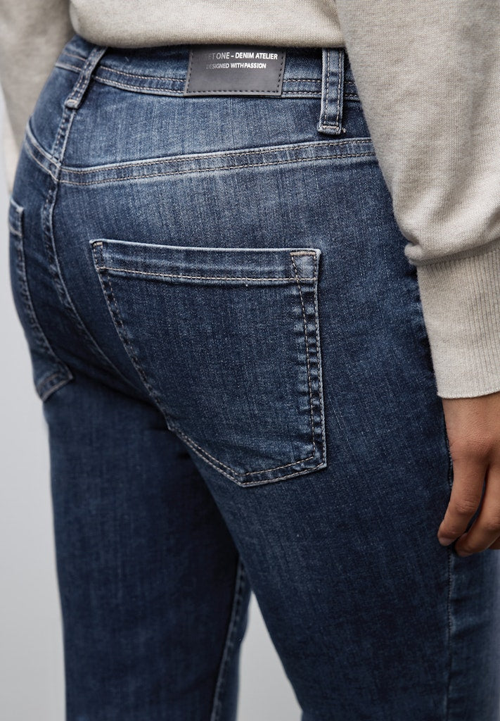 Street One Damen Hosen Dark Blue