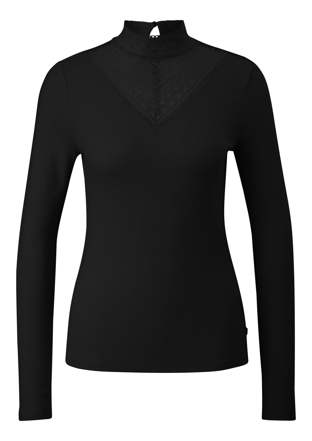 QS by S.Oliver Damen T-Shirts Grey/Black
