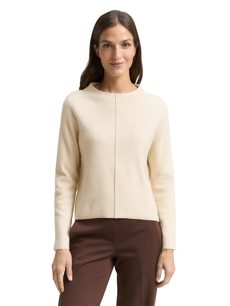 Tom Tailor Damen Sweatshirts Sand Stone Beig