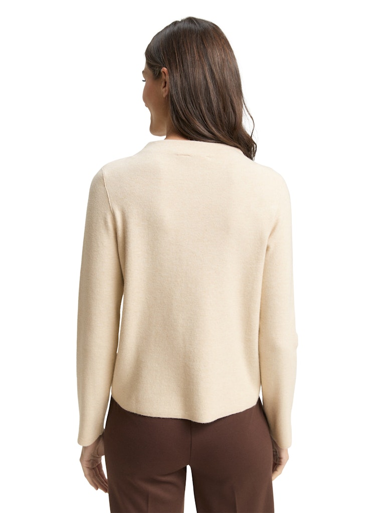 Tom Tailor Damen Sweatshirts Sand Stone Beig