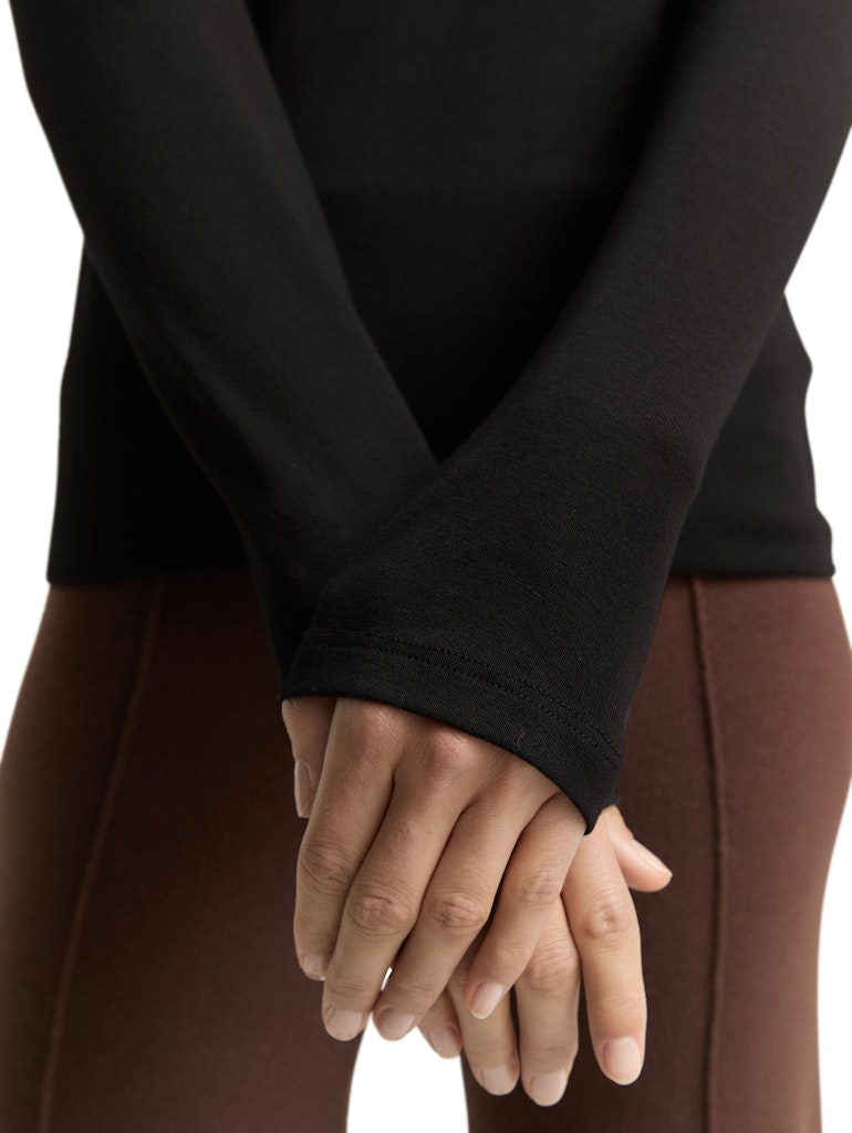 Tom Tailor Damen T-Shirts Deep Black