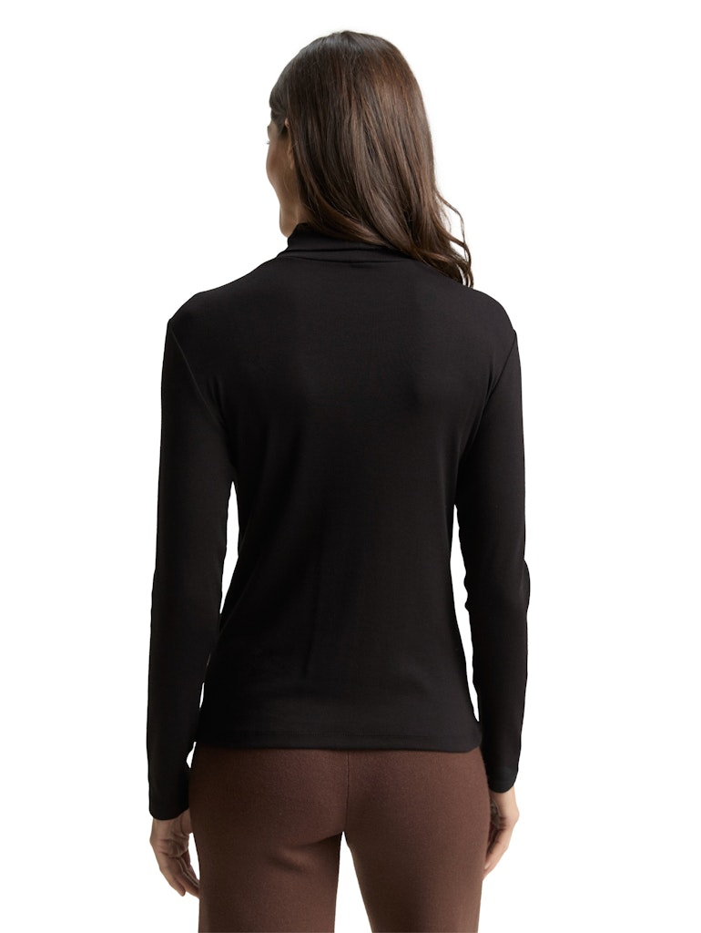 Tom Tailor Damen T-Shirts Deep Black