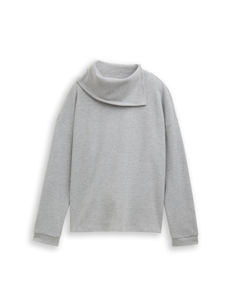 Tom Tailor Damen Sweatshirts Medium Silver G