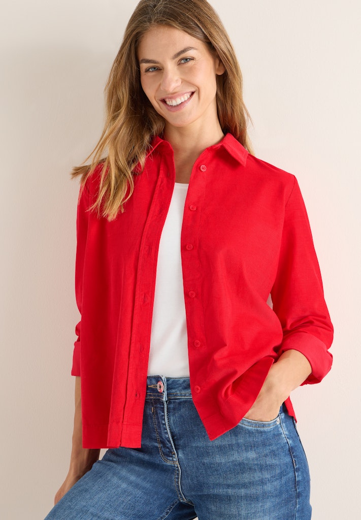 Cecil Damen Blusen Fiery Red