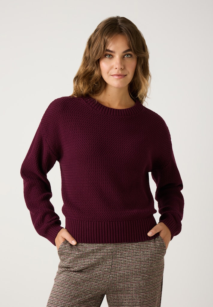 More & More Damen Pullover  Ruby Orchi