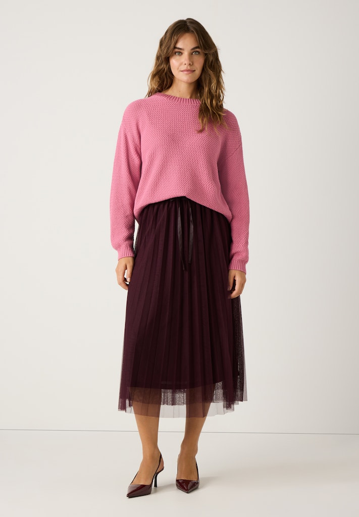 More & More Damen Pullover  Berry Rose