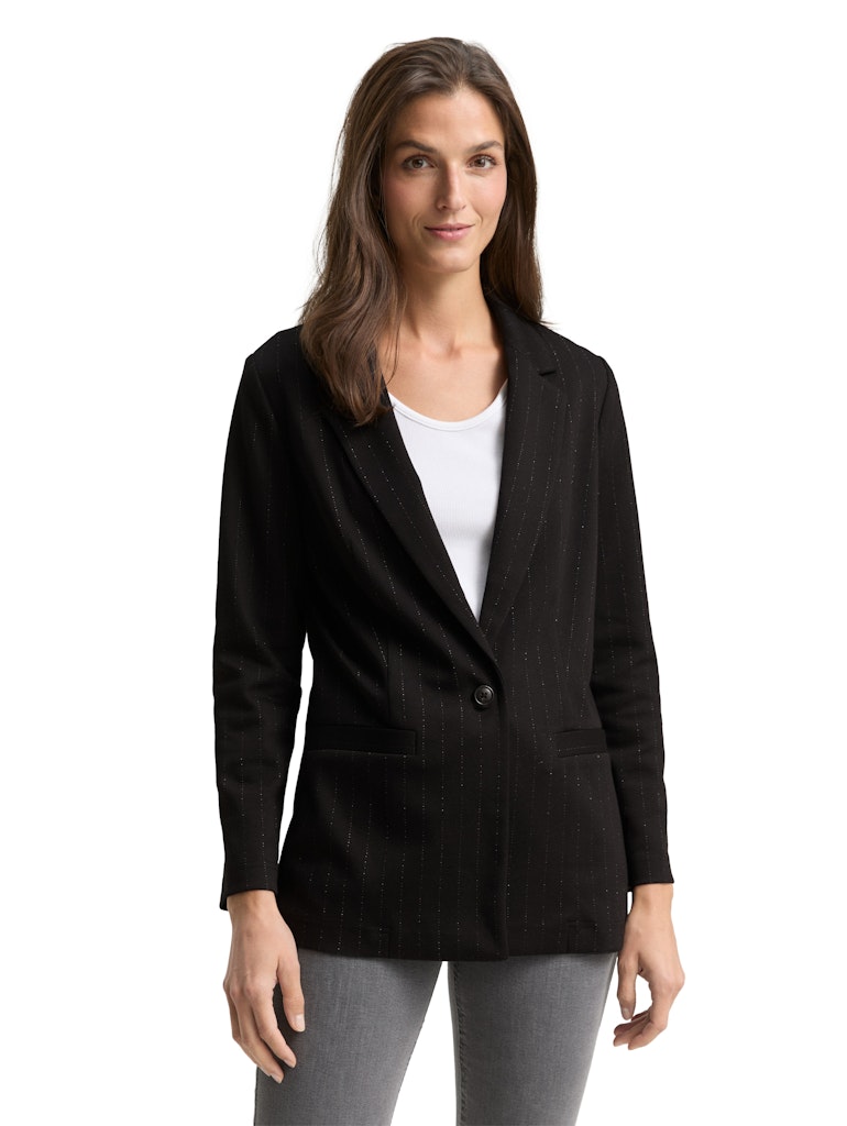 Tom Tailor Damen Blazer Pinstripe With