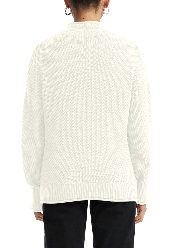 QS by S.Oliver Damen Pullover White