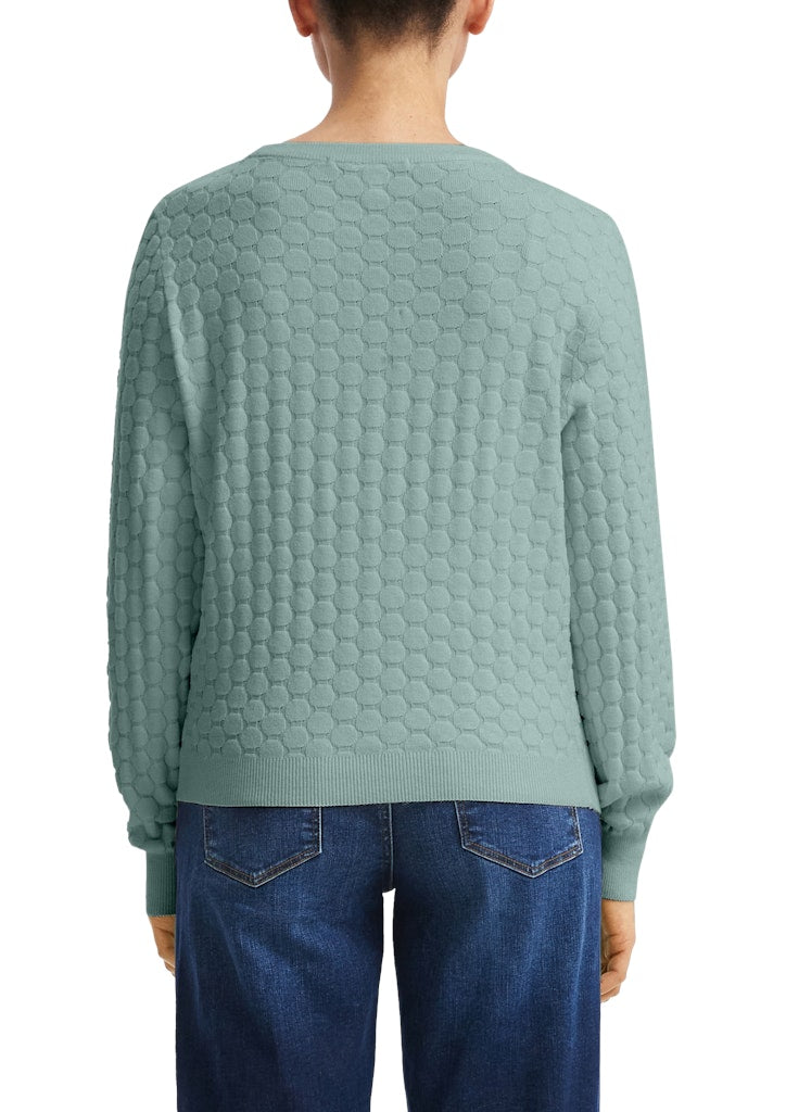 QS by S.Oliver Damen Pullover Blue Green