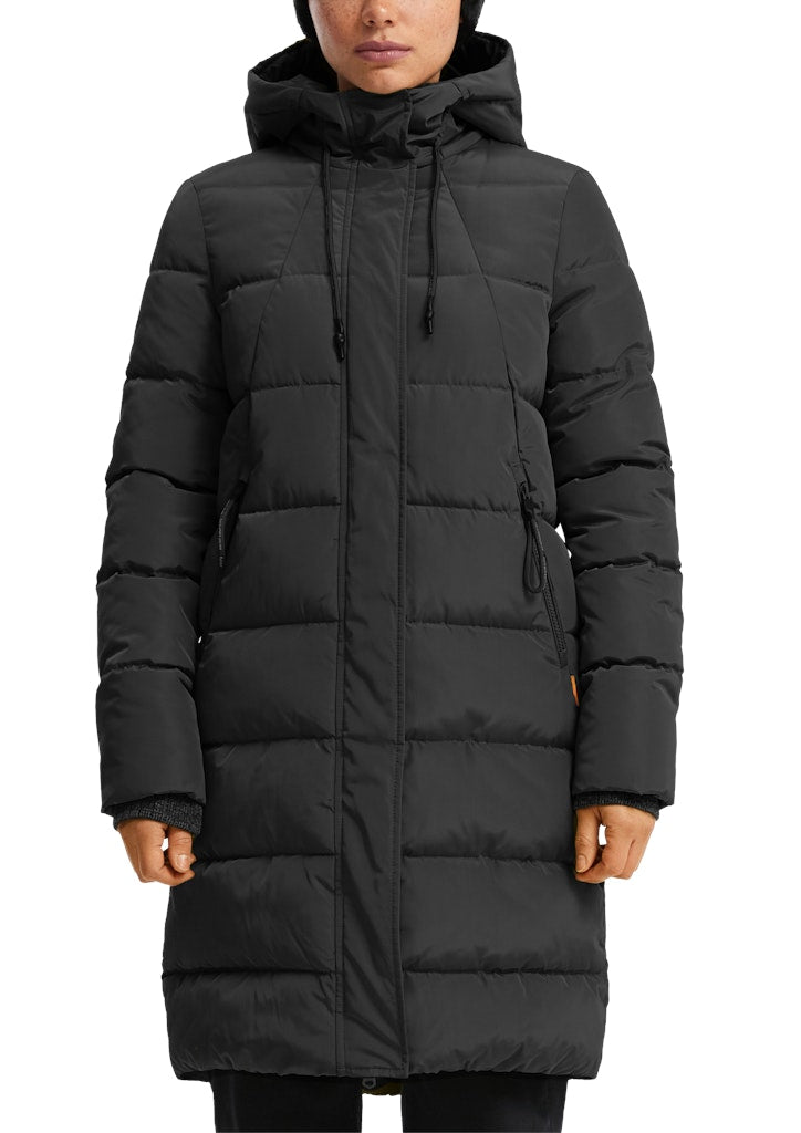 QS by S.Oliver Damen Mantel Grey/Black