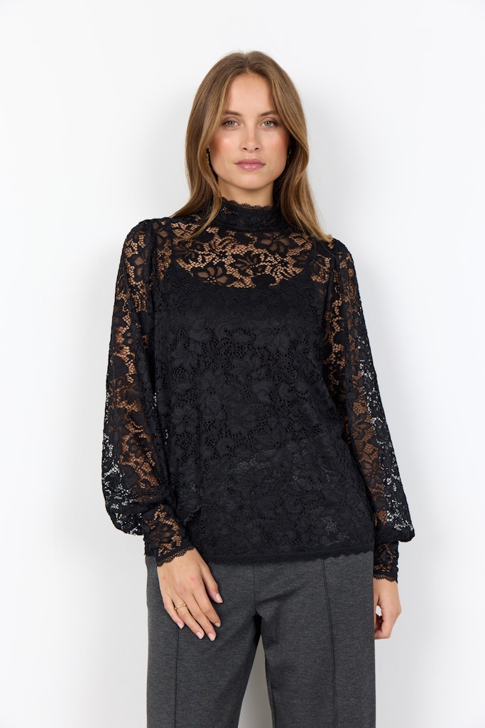 Soya Concept Damen Blusen Black