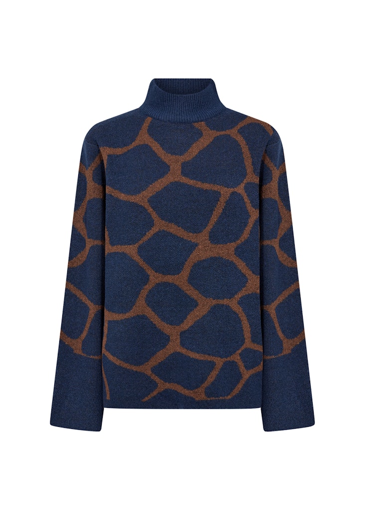 Soya Concept Damen Pullover Navy Blazer Com