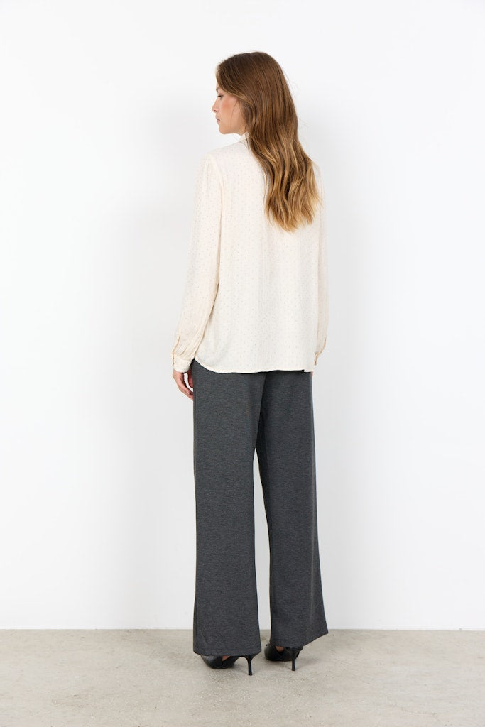 Soya Concept Damen T-Shirts Cream Combi