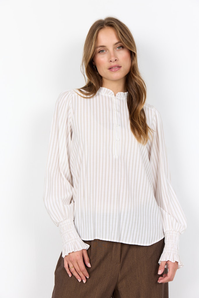Soya Concept Damen Blusen Toffee Combi
