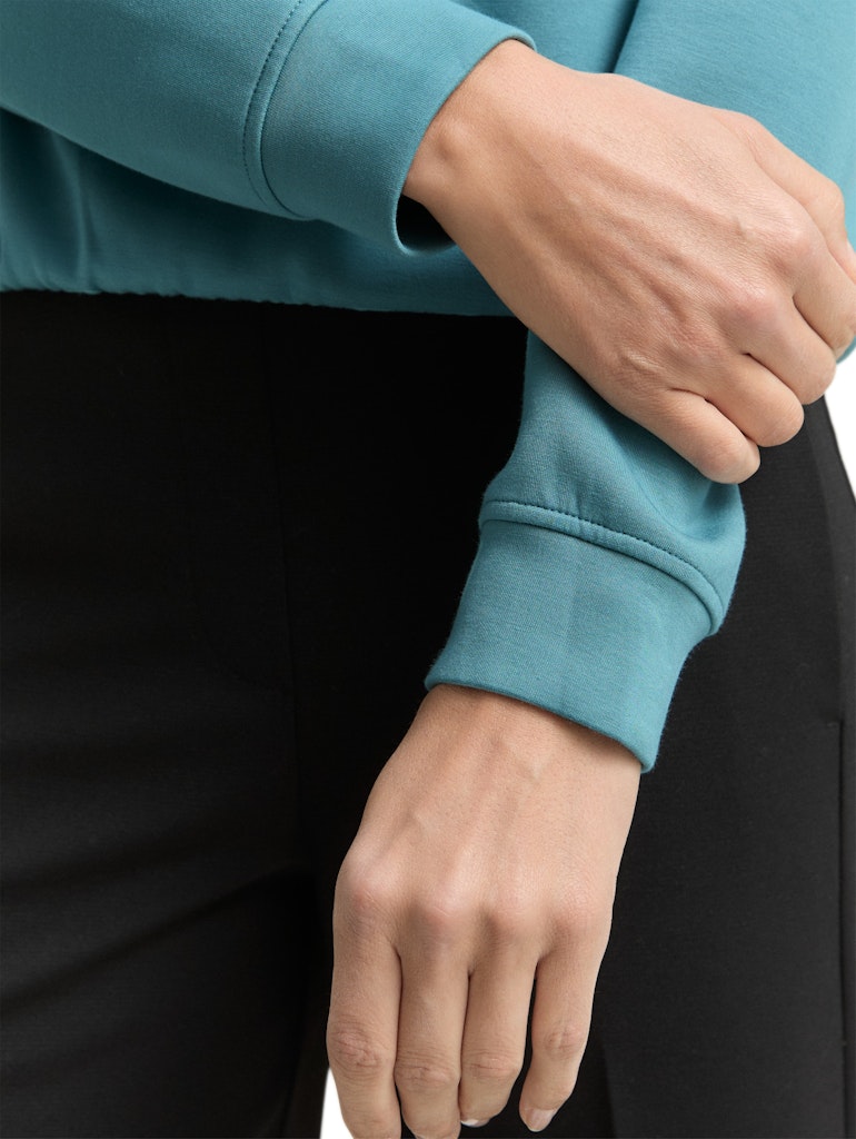 Tom Tailor Damen Sweatshirts Tropical Teal