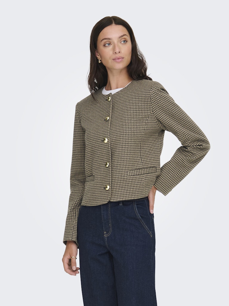 Only Damen Jacken Silver Mink/Hou