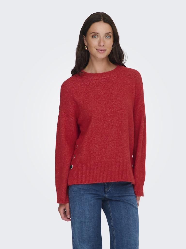 Only Damen Pullover Salsa/Melange/S