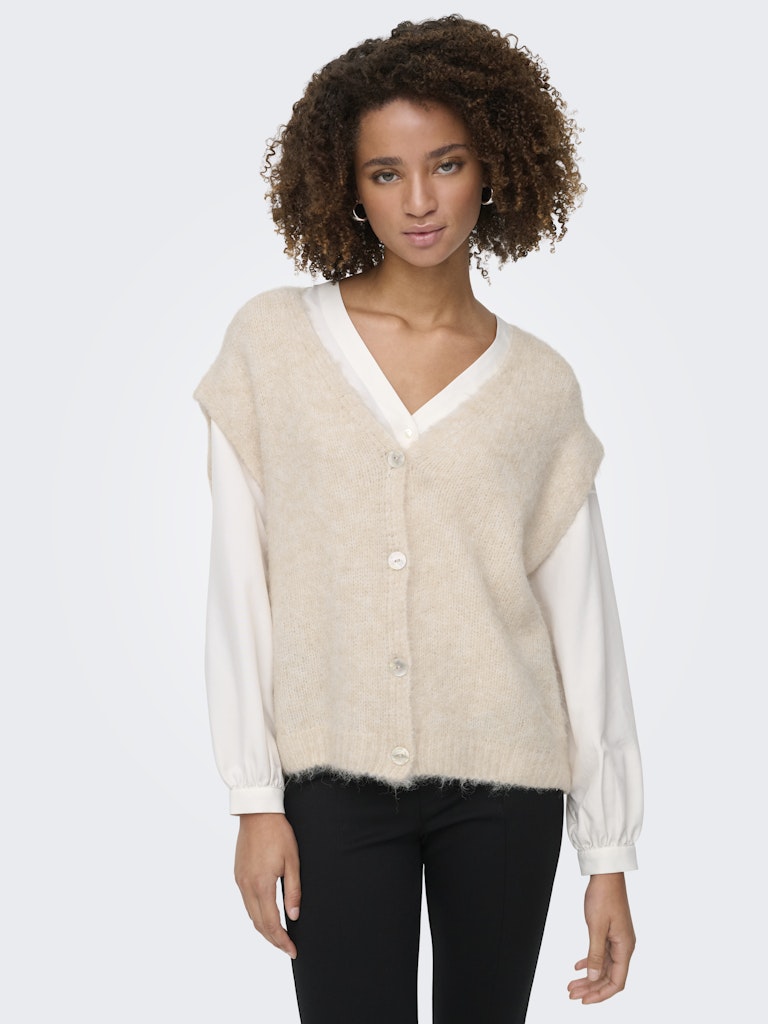 Only Damen Mantel Sandshell/Melan