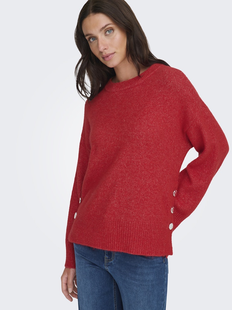 Only Damen Pullover Salsa/Melange/S