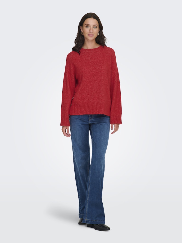 Only Damen Pullover Salsa/Melange/S