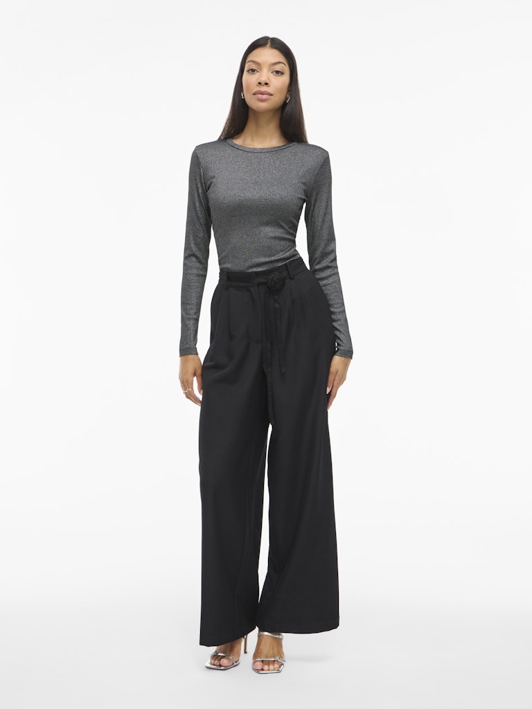 Vila Damen Tops Black Beauty/Si