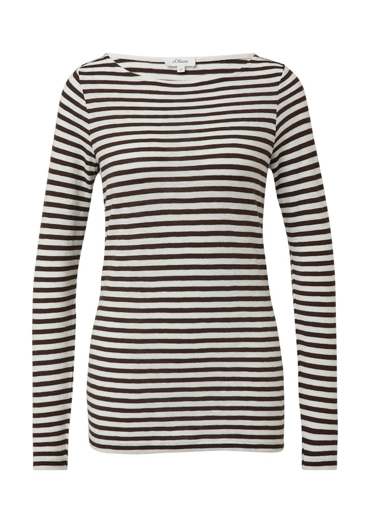 S. Oliver red Damen T-Shirts Brown