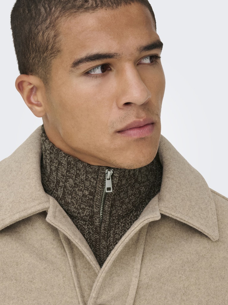 Only & Sons Herren Sweatshirts Walnut/Demitass