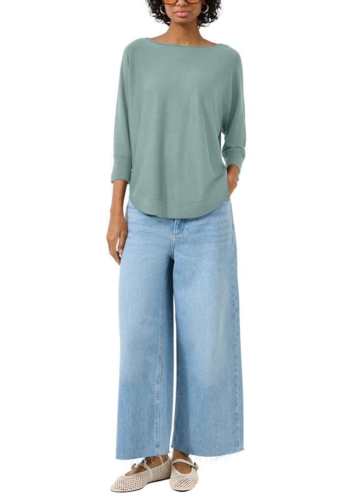 QS by S.Oliver Damen Pullover Blue Green