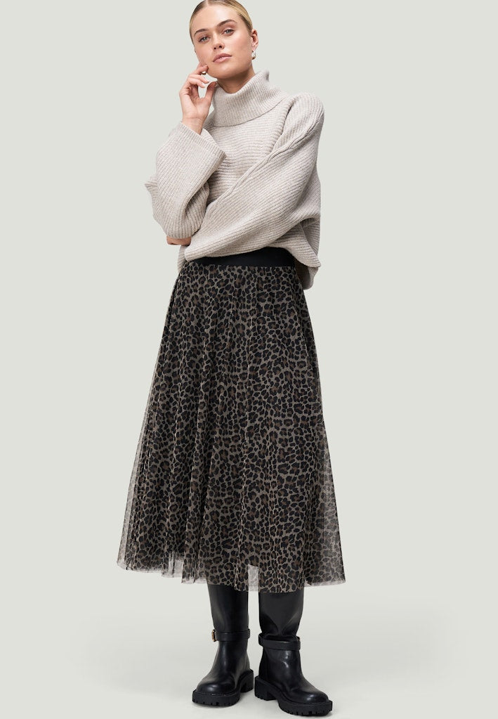 Zero Damen Rock Beigeblack