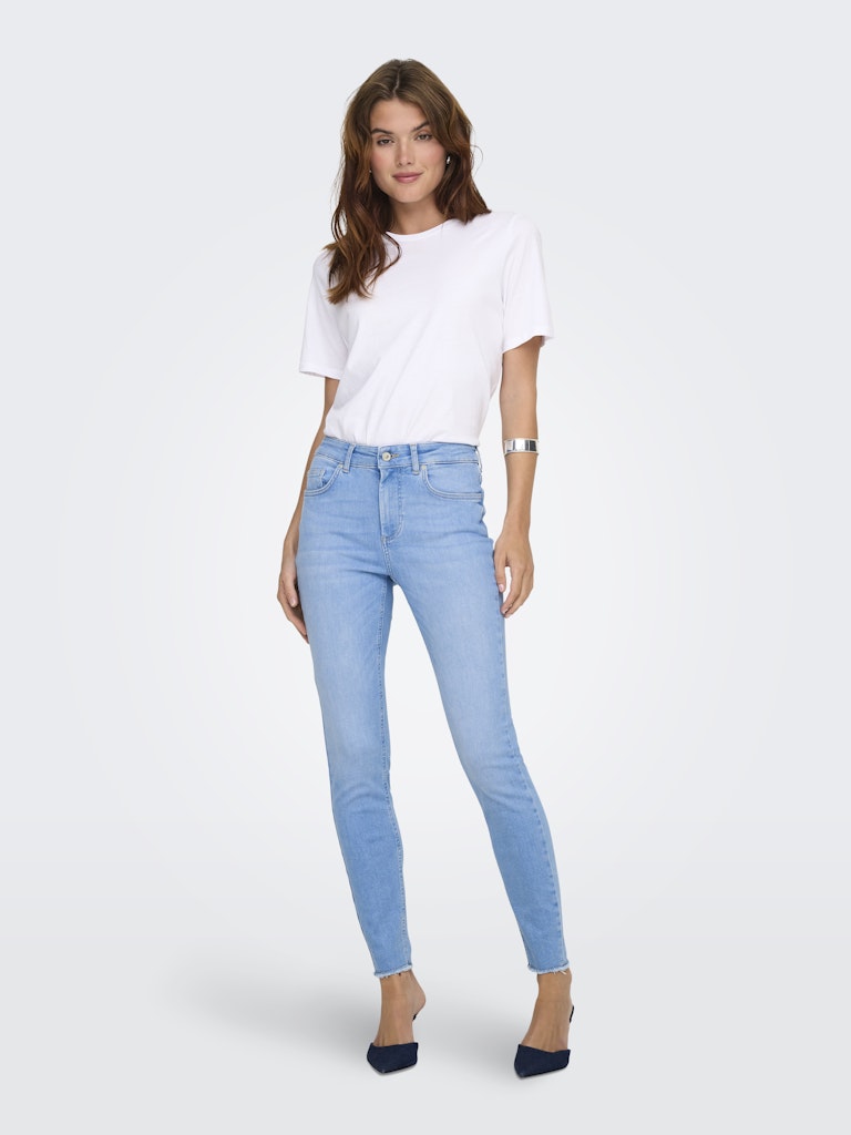 Only Damen Jeans Light Blue Deni