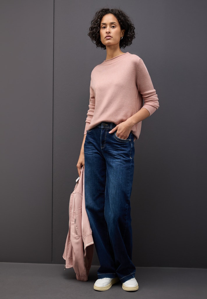 Street One Damen Pullover Faded Ros