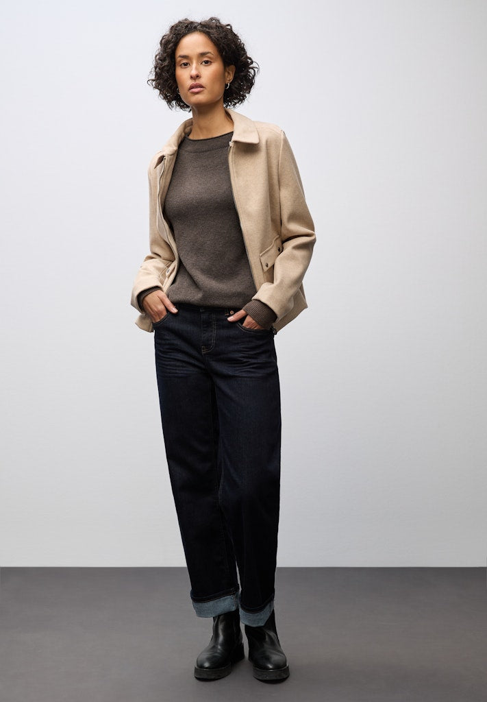 Street One Damen Pullover Dark Noma