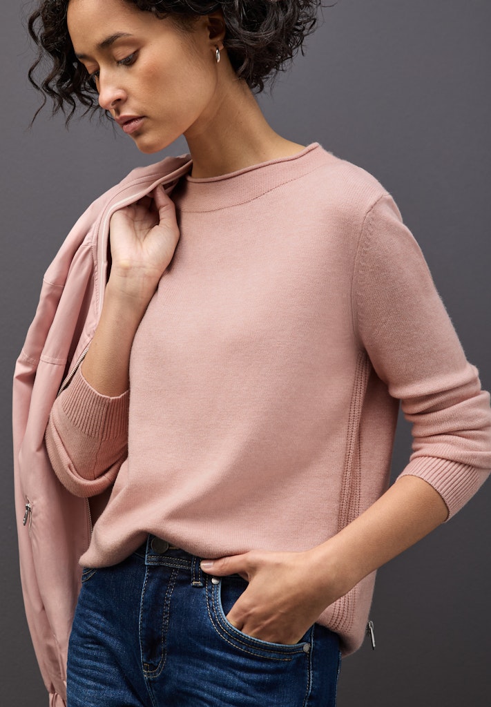 Street One Damen Pullover Faded Ros