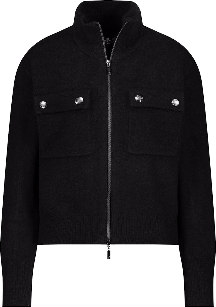 Monari Damen Strickjacken  Schwarz