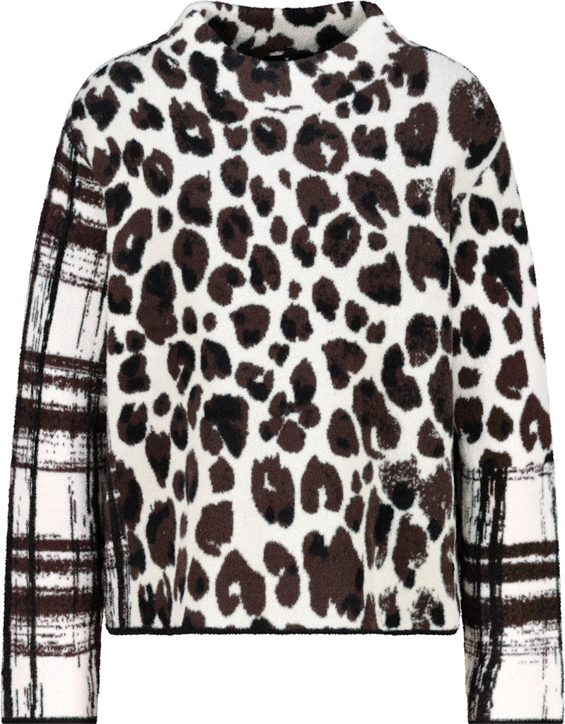 Monari Damen Pullover Schwarz Gem