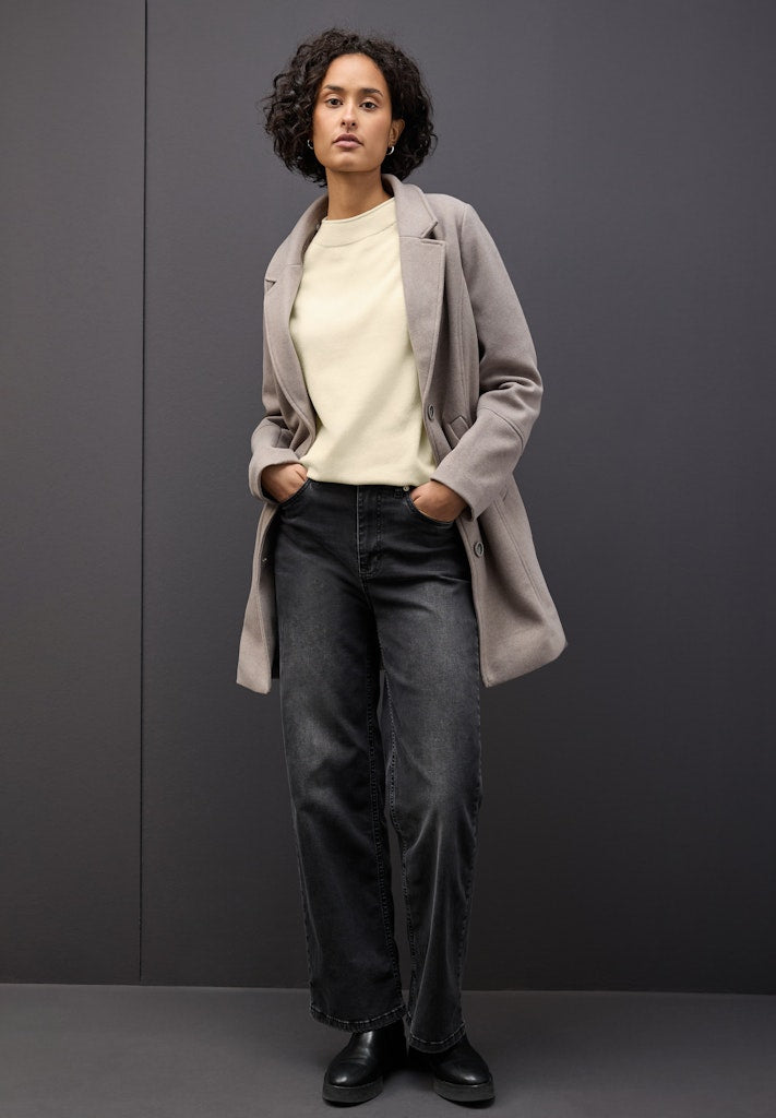 Street One Damen Pullover  Soft Beig