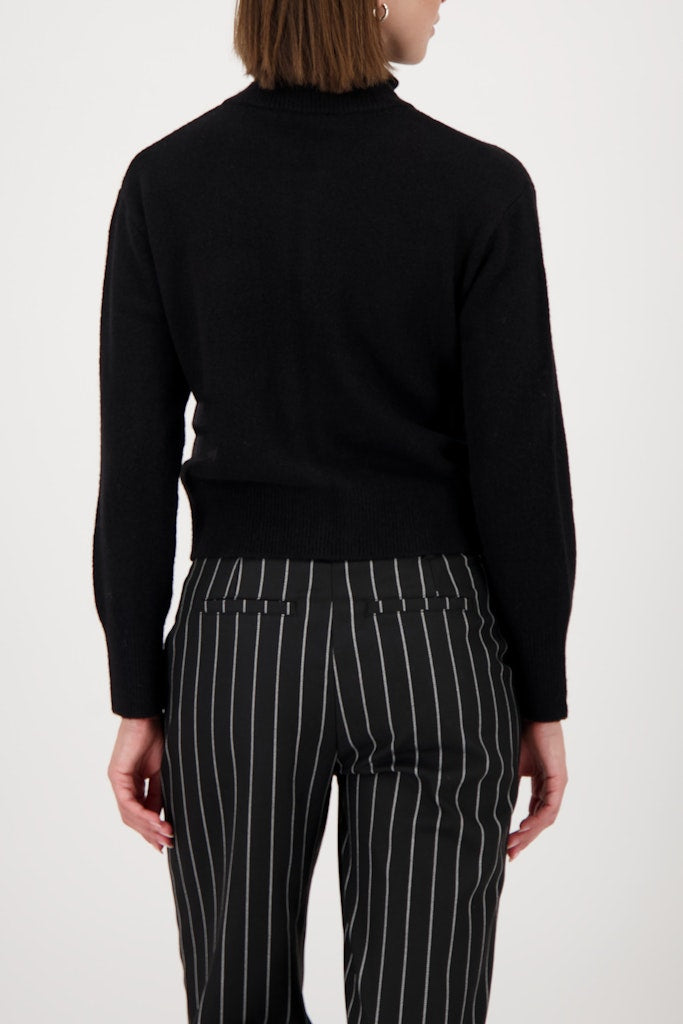 Monari Damen Strickjacken Schwarz