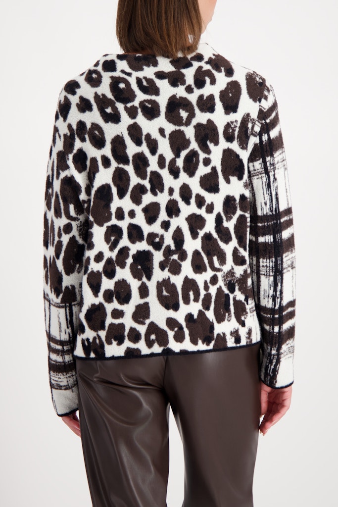 Monari Damen Pullover Schwarz Gem