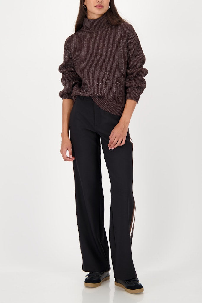 Monari Damen Pullover Brownie