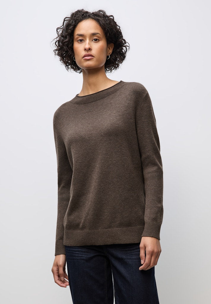 Street One Damen Pullover Dark Noma