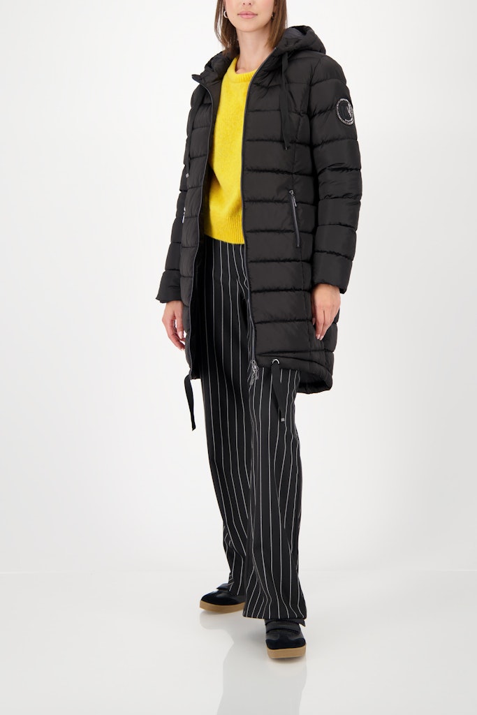 Monari Damen Mantel  Schwarz