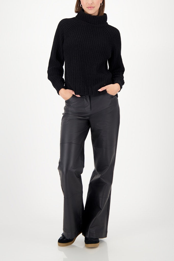 Monari Damen Pullover Schwarz