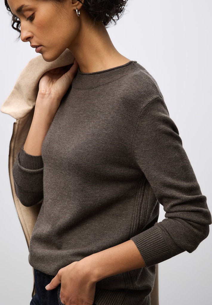 Street One Damen Pullover  Dark Noma