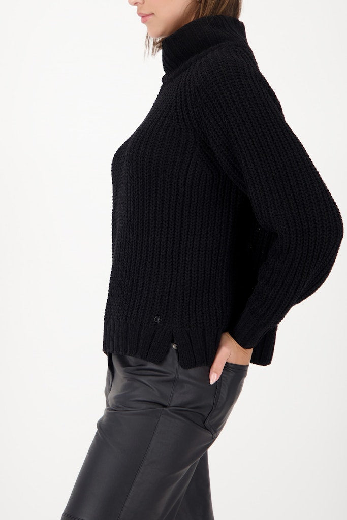 Monari Damen Pullover Schwarz